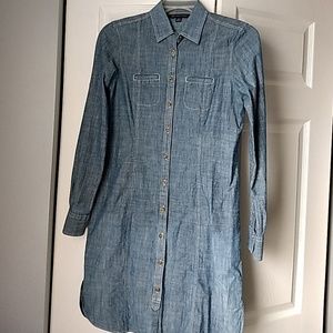 Brooks brothers chambray button down dress